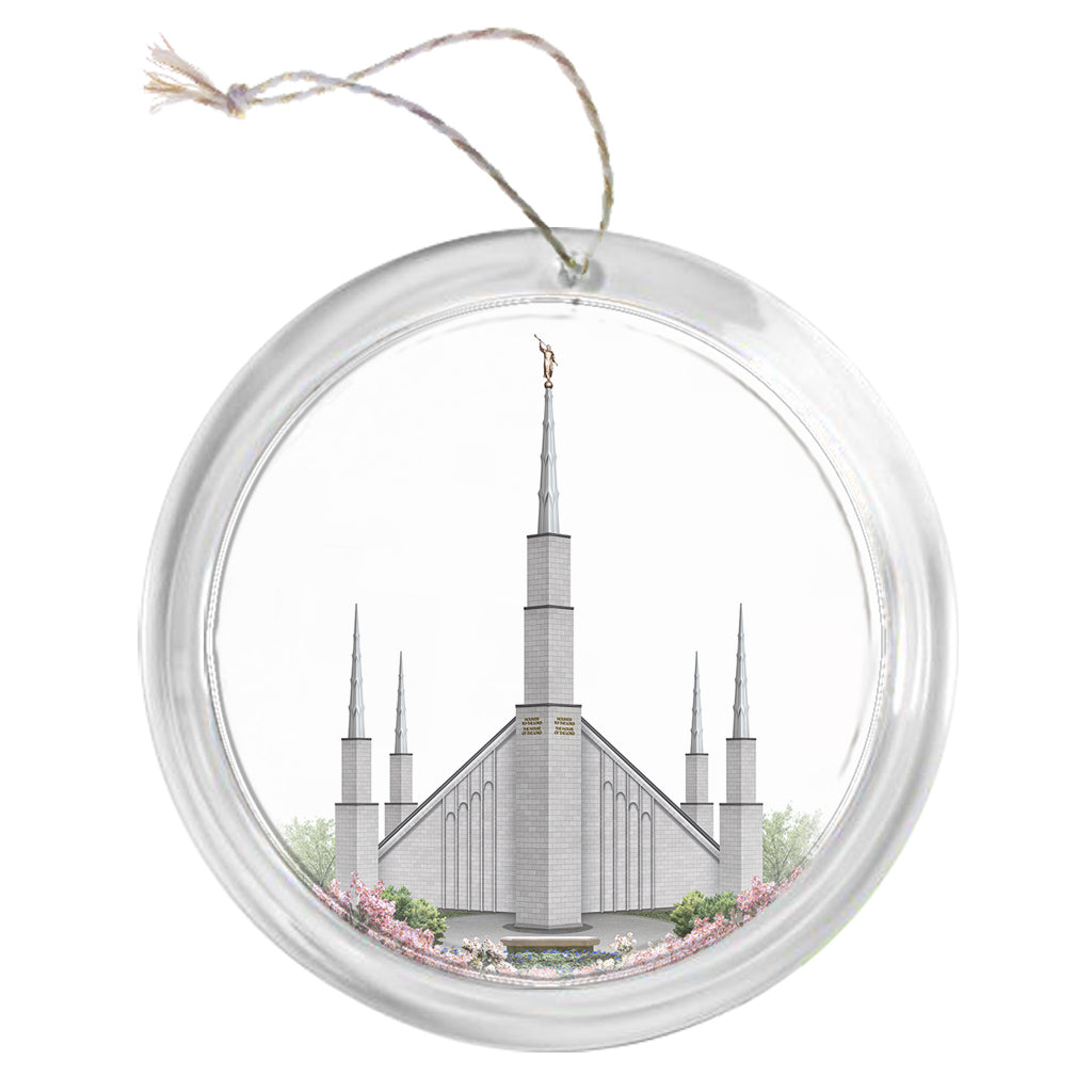 "Boise Temple - Celestial Series" Tree Ornament