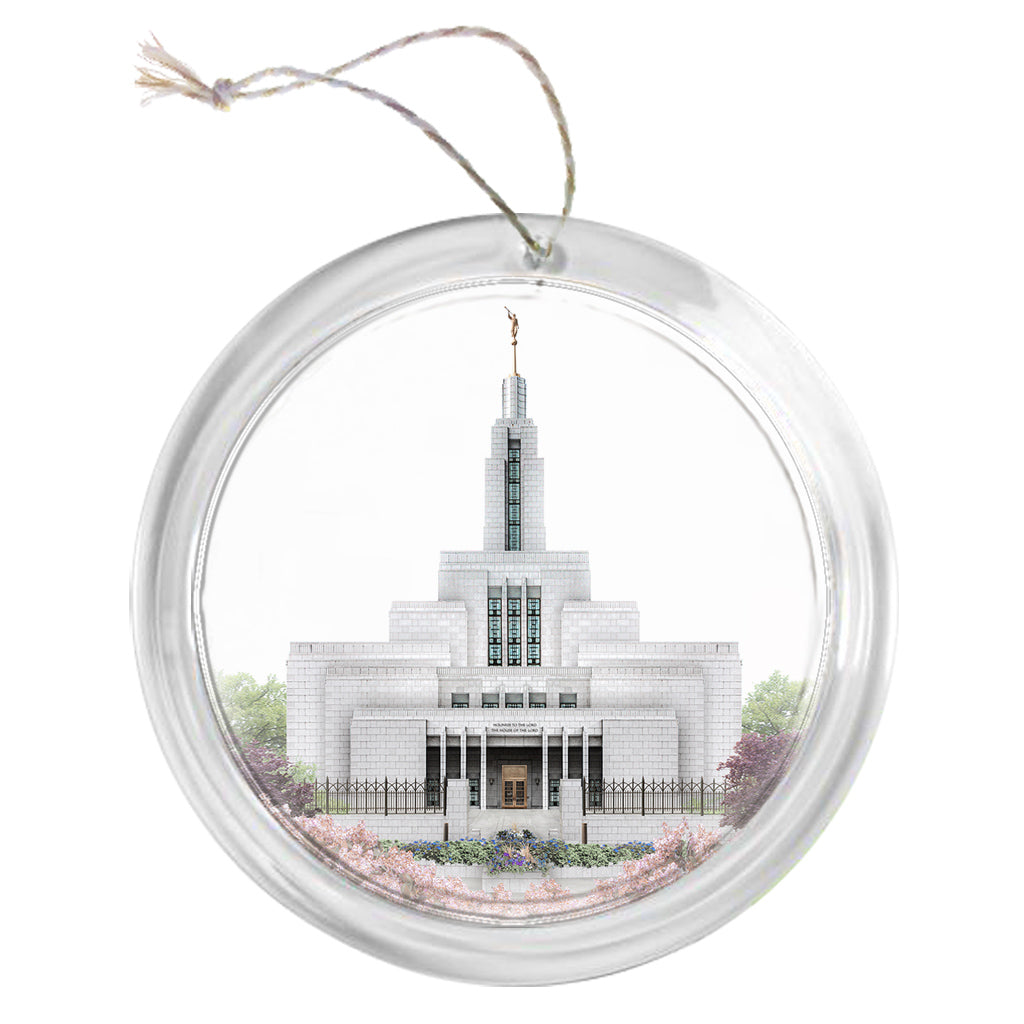 "Draper Temple - Celestial Series" Tree Ornament