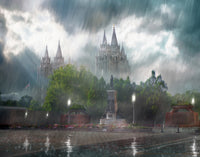 Salt Lake Temple - Refuge from the Storm
