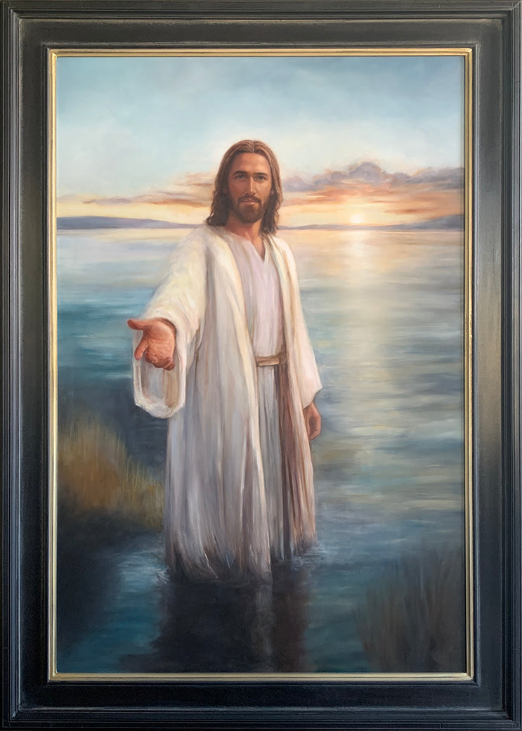 "Baptized in His Name" - Original Oil Painting