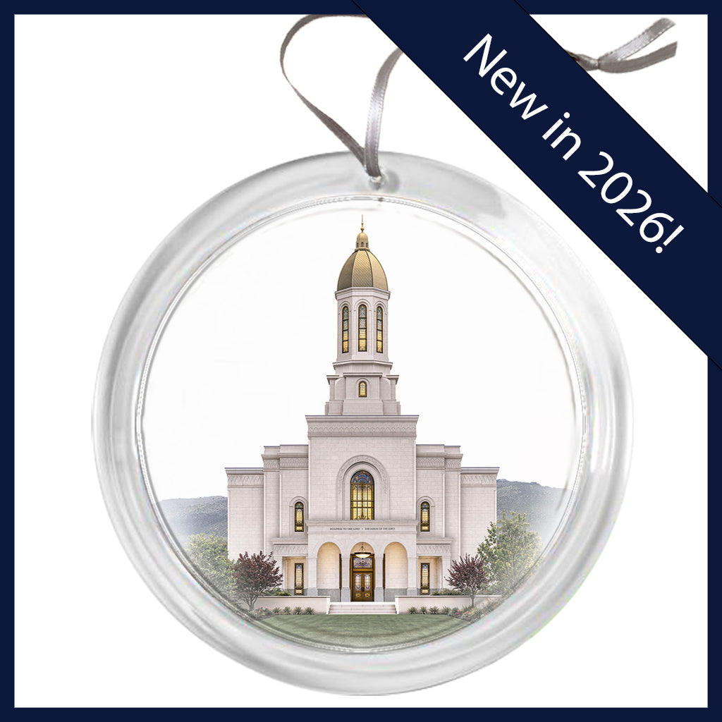 "Ephraim Temple - Celestial Series" Tree Ornament