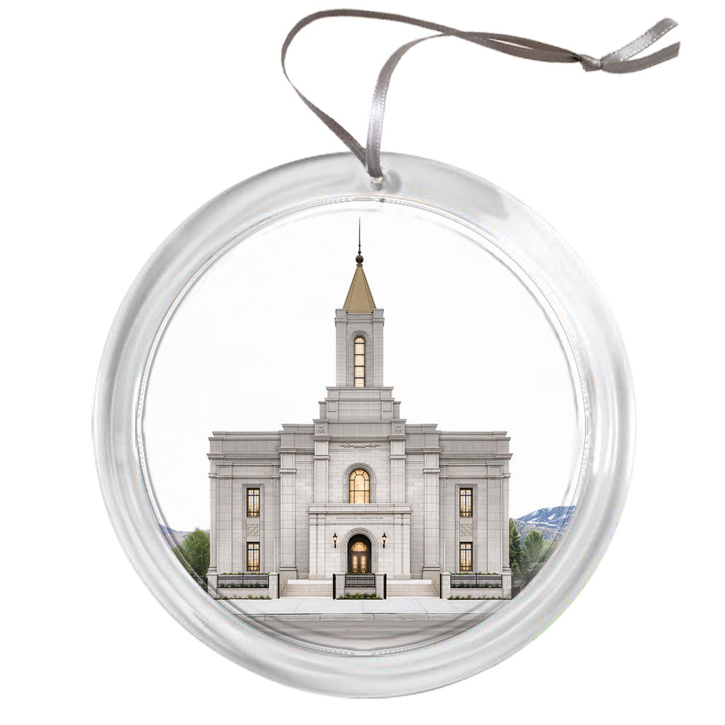 "Montpelier Temple - Celestial Series" Tree Ornament