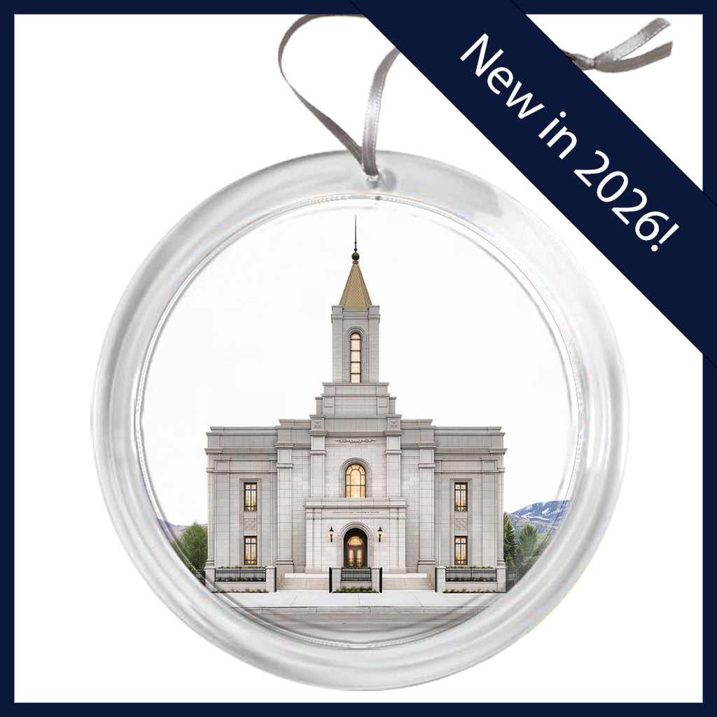 "Montpelier Temple - Celestial Series" Tree Ornament