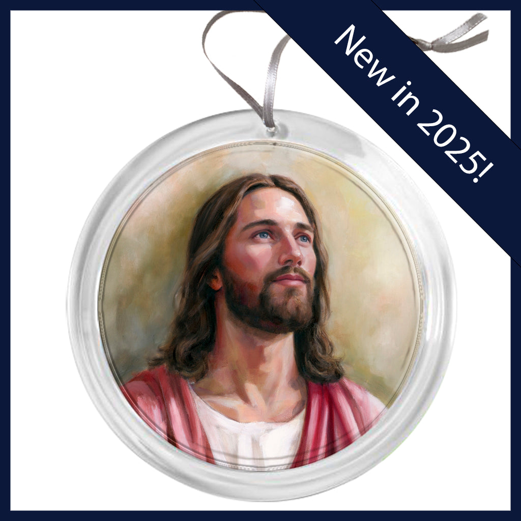 "He Lifted Up His Eyes" Tree Ornament