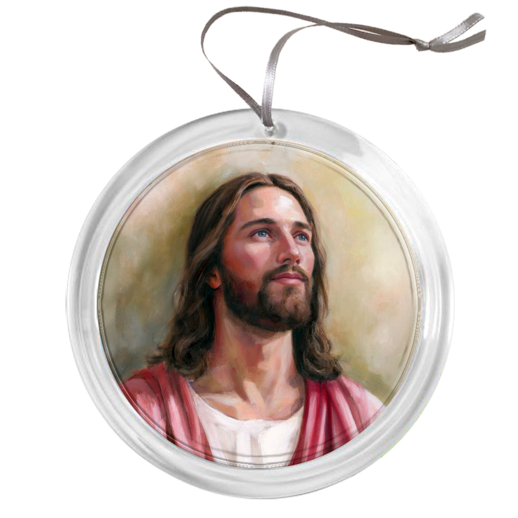 "He Lifted Up His Eyes" Tree Ornament