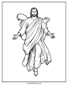 Second Coming Coloring Page - Free Printable Download