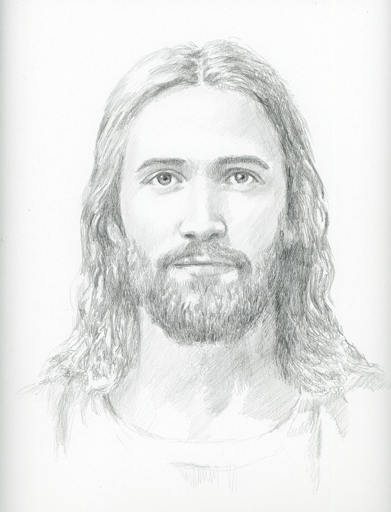 Portrait of Christ #25 - Original sketch