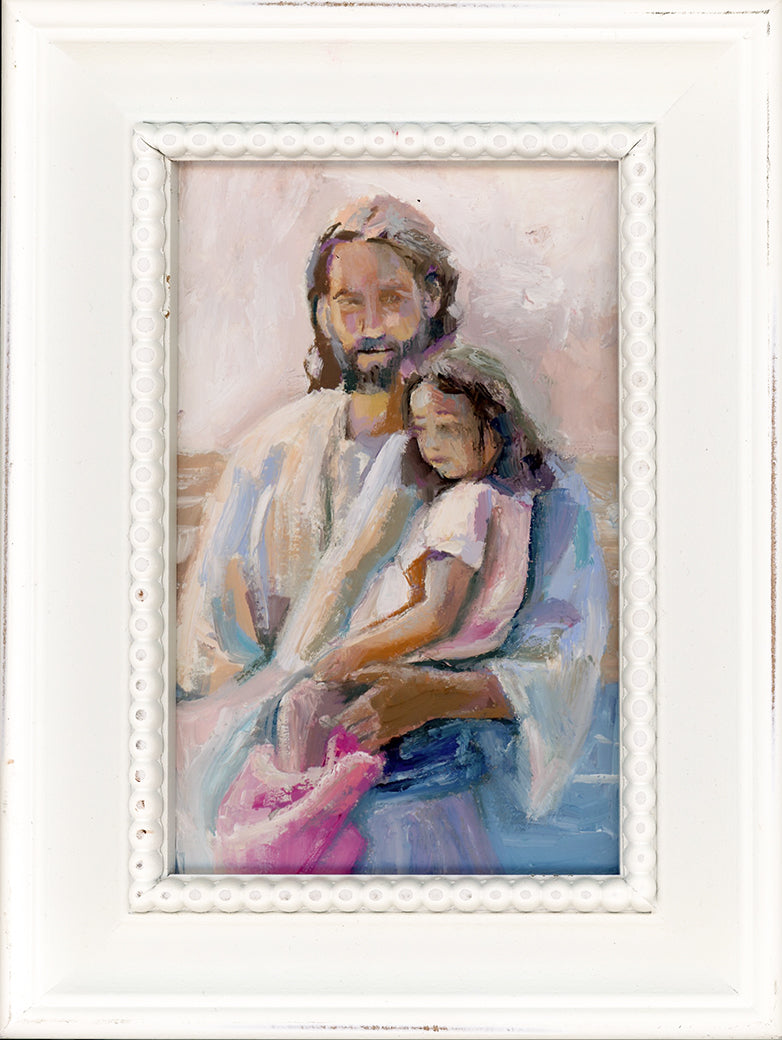 Original Oil Painting (study) by Jeanette Borup - Table Top Frame #5