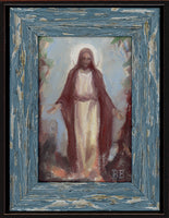 Jesus Original Oil Painting - Table Top Frame #6