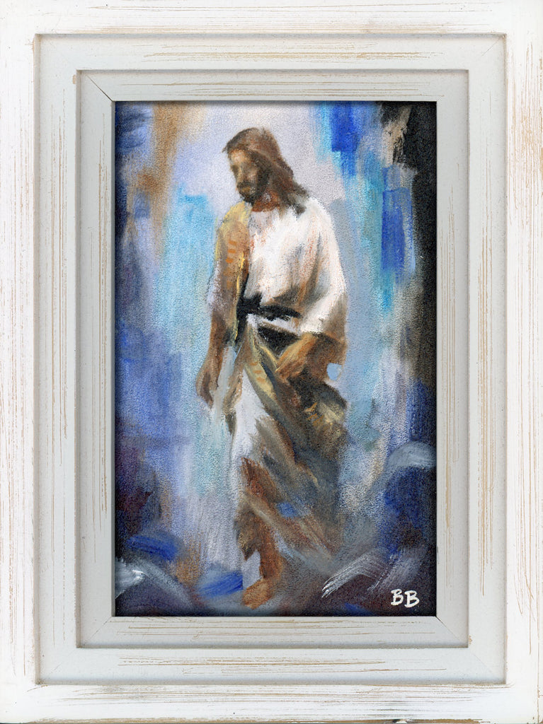 Jesus Original Oil Painting - Table Top Frame #8