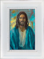 Jesus Original Oil Painting - Table Top Frame #9