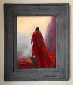 "He is Coming" by Jeanette Borup - Original Oil Painting