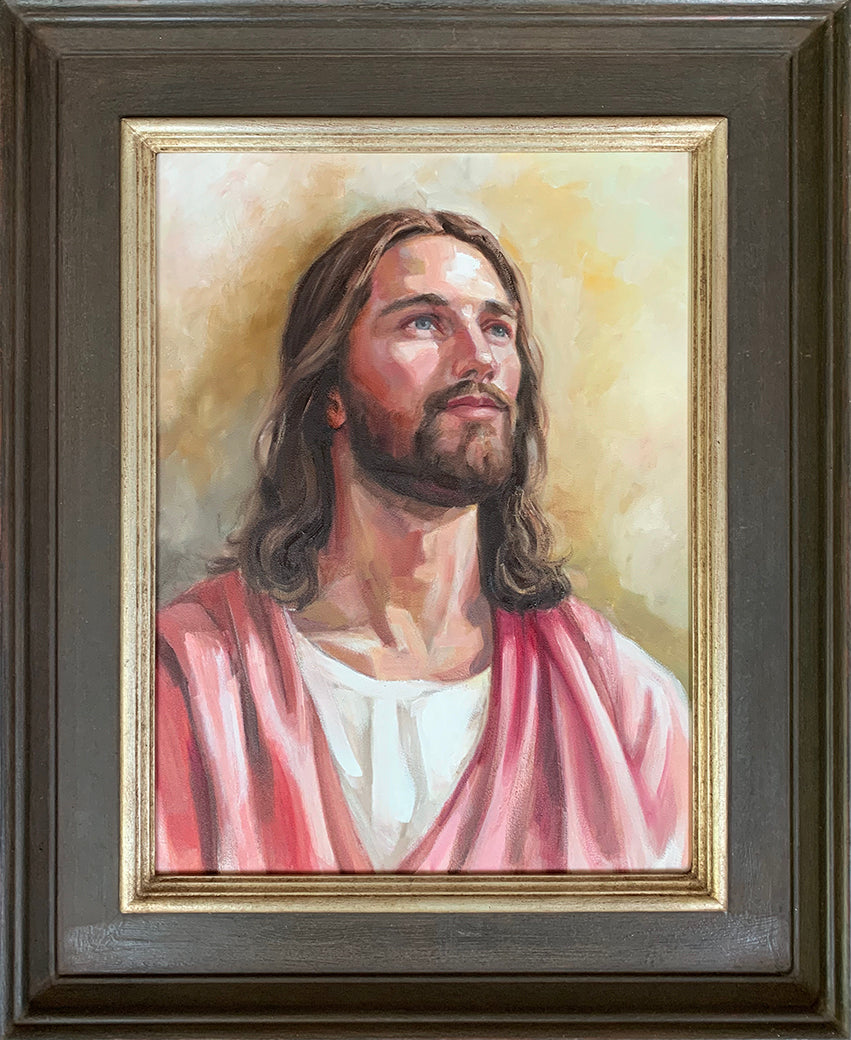 "He Lifted Up His Eyes" by Jeanette Borup - Original Oil Painting