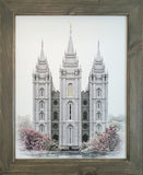 Framed Salt Lake Temple - Celestial Series - SALE