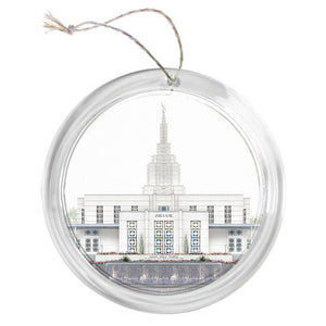 "Idaho Falls Temple - Celestial Series" Tree Ornament
