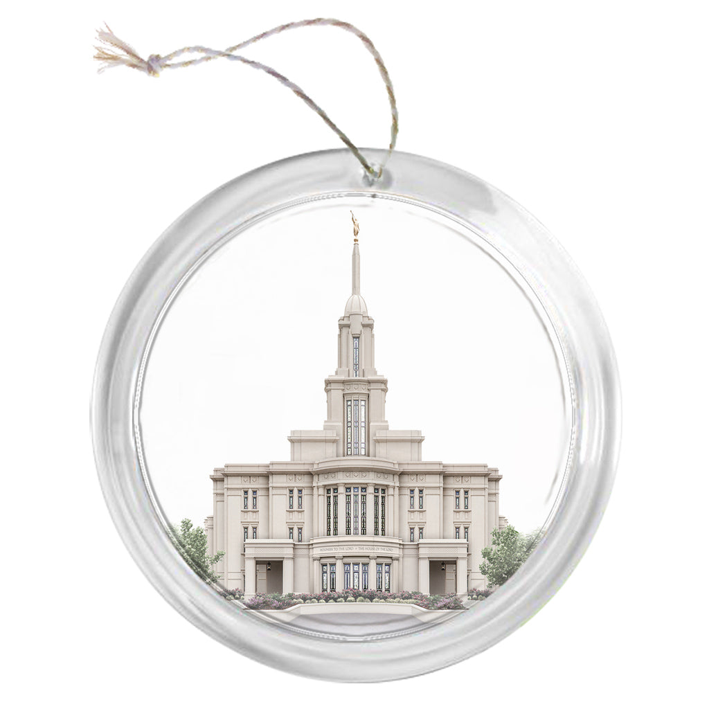 "Payson Temple - Celestial Series" Tree Ornament