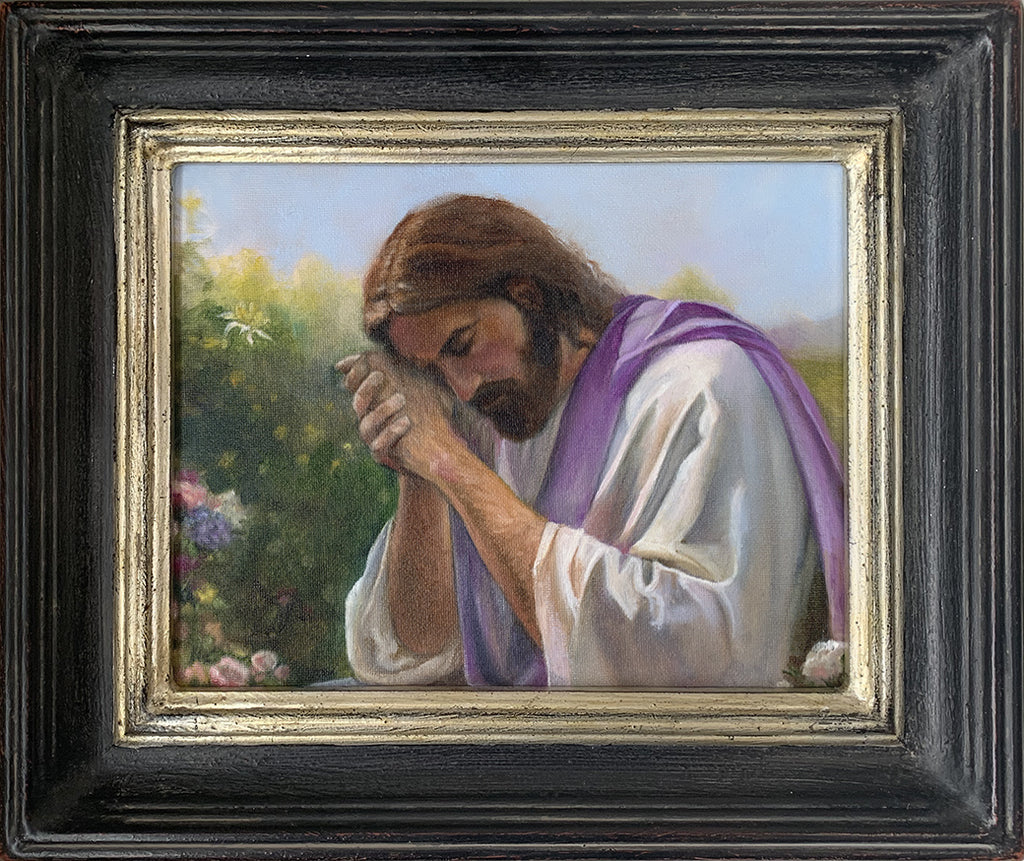 "The Lord's Prayer" by Jeanette Borup - Original Oil Painting