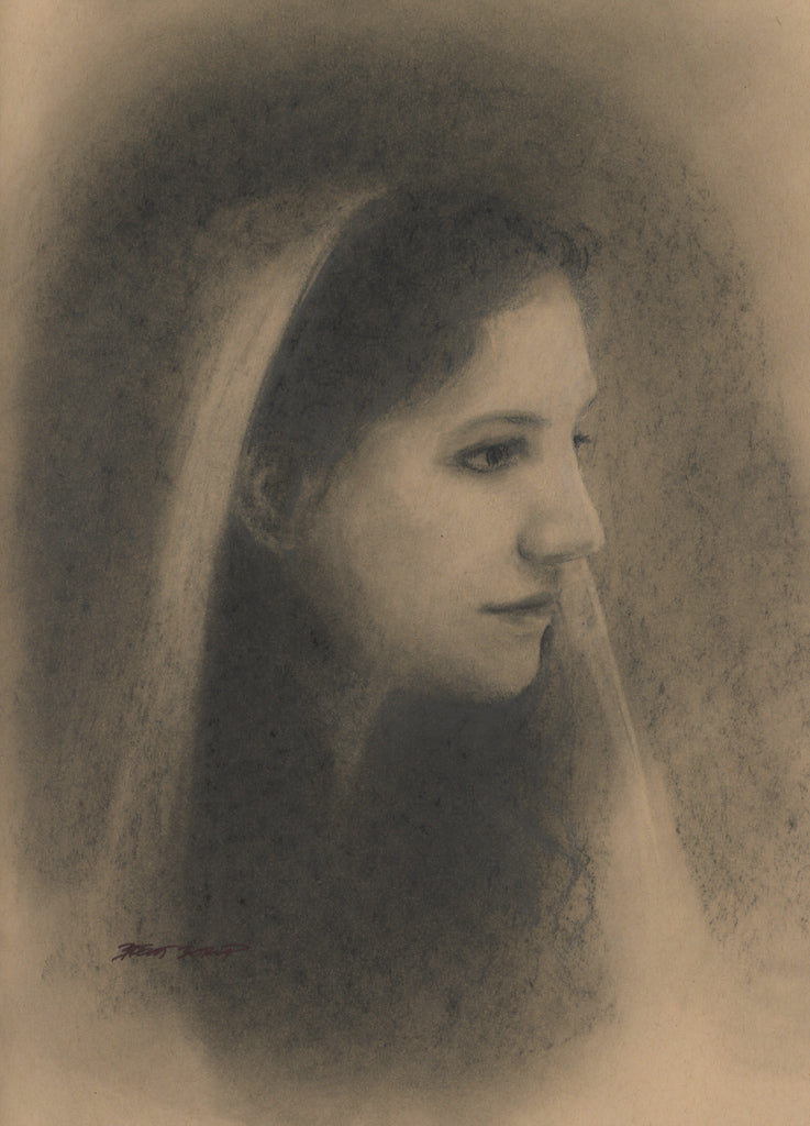 Study of Mary - Original Sketch