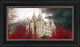 Salt Lake Temple - A Light in the Storm