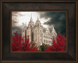 Salt Lake Temple - A Light in the Storm