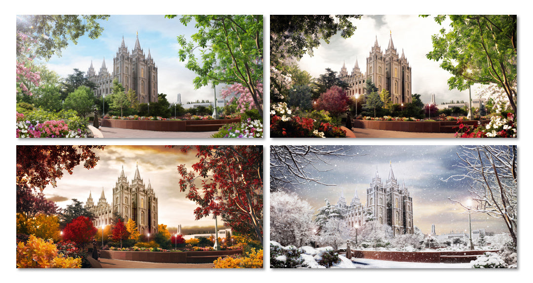 Salt Lake Temple - 4 Seasons Package