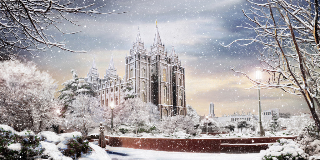 Salt Lake Temple - Winter