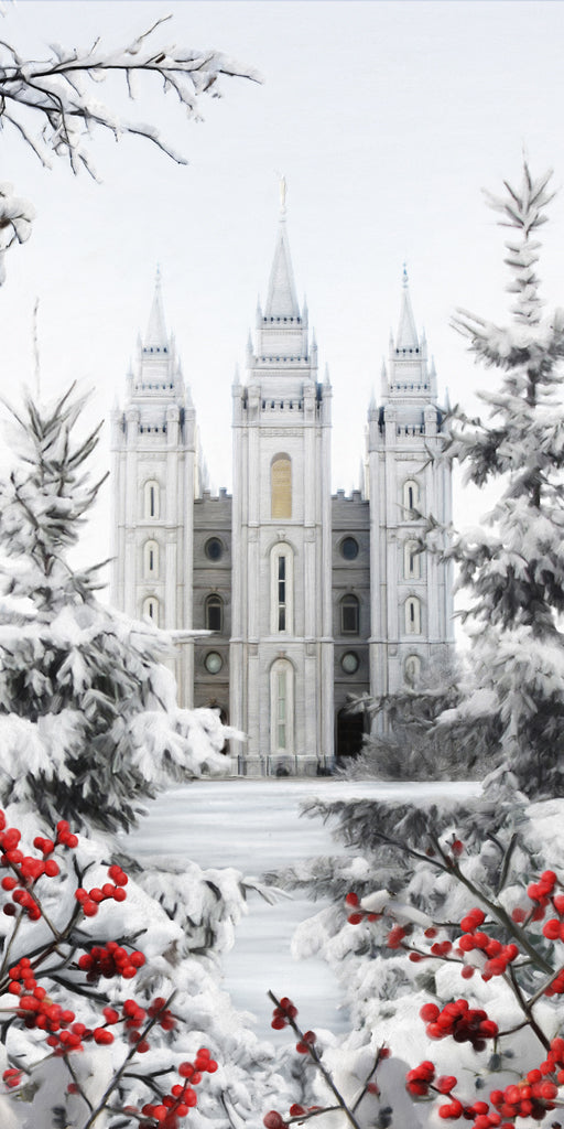 Salt Lake Temple - Winter Wonderland