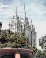 Salt Lake Temple - Watercolor