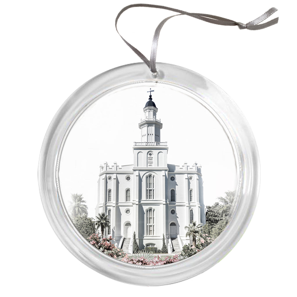 "St. George Temple - Celestial Series" Tree Ornament