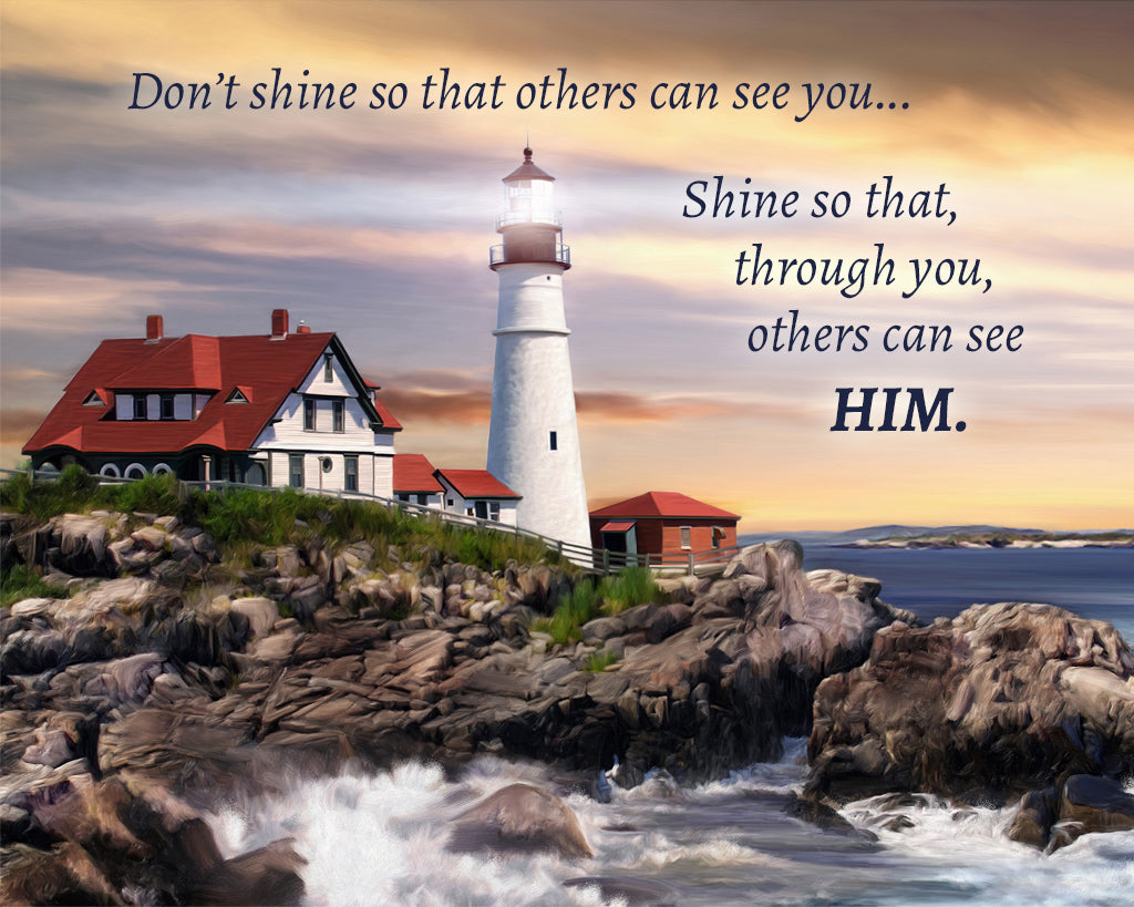 Lighthouse - Inspirational Printout