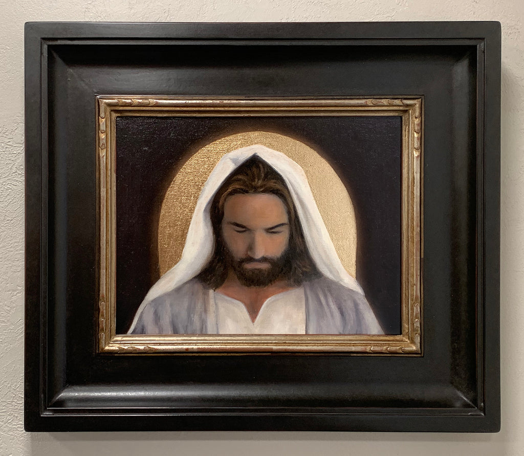 Devout Jesus - Original Oil Painting