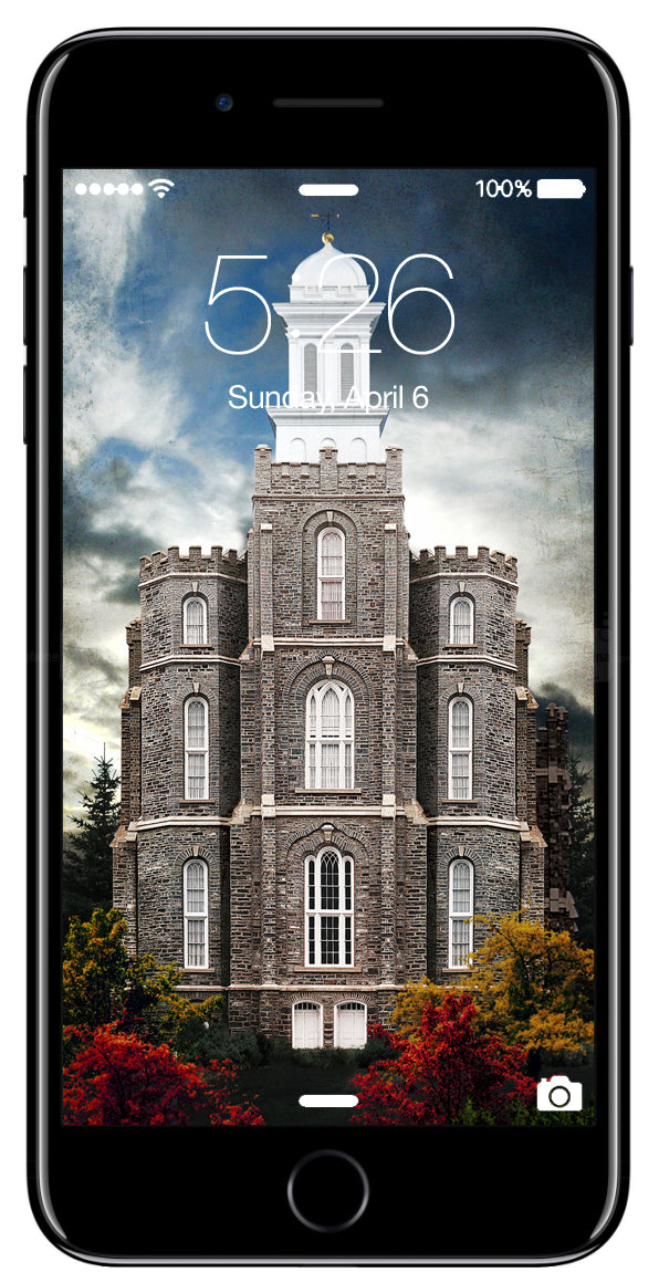 Logan Temple- Phone Screen Digital Image