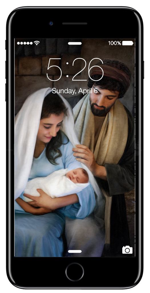 Nativity - Phone Screen Digital Image