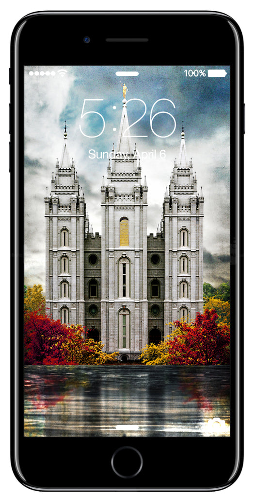 Salt Lake Temple- Phone Screen Digital Image