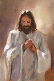 Jesus Original Oil Painting - Table Top Frame #1